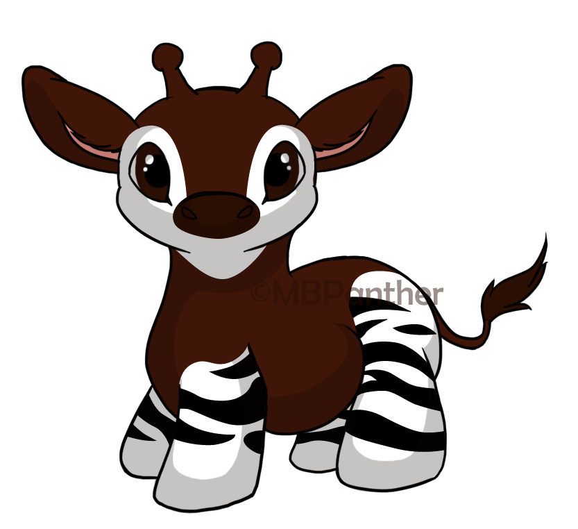 Okapis Png Isolated Hd (white, silver, black, maroon)