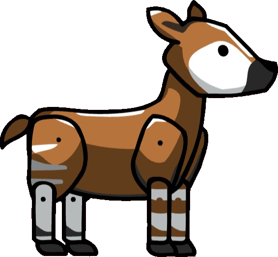 Okapis Png Isolated Photo (maroon, gray, chocolate, black, white)