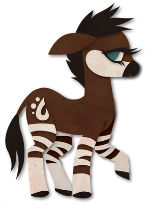 Okapis Png Picture (maroon, black)