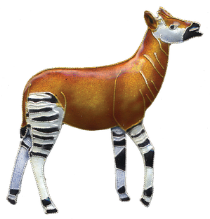 Okapis Transparent Png (black)