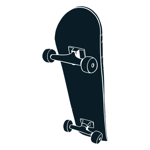 Skateboard Sport Equipment Png Image (black)