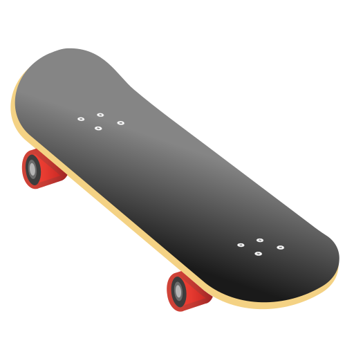 Skateboard Sport Equipment Png Picture (black, gray)