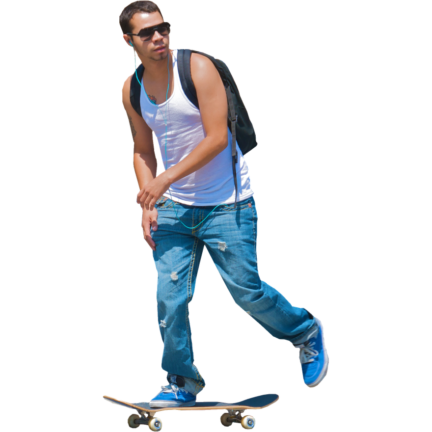 Skateboarding Png Clipart (black)