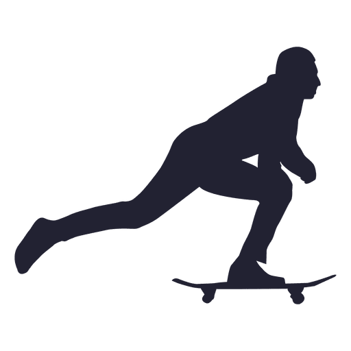 Skateboarding Png File (black, gray)