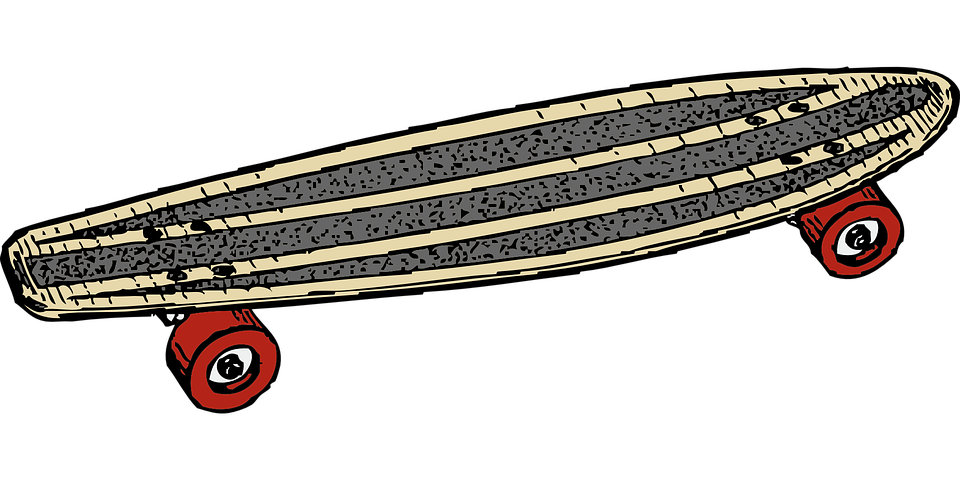 Skateboarding Png File (indigo, black, gray)