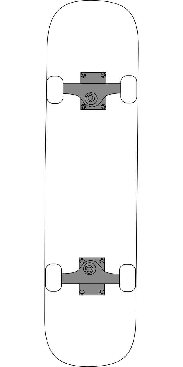 Skateboarding Png Image (black, gray, white)