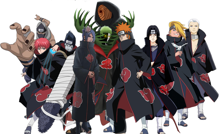 Akatsuki Download Png Image (lavender, black)