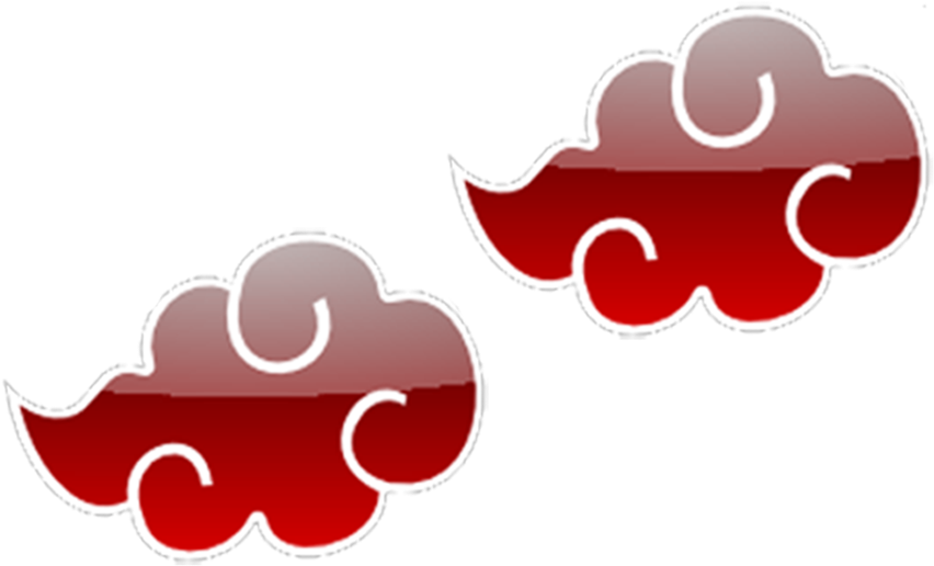 Akatsuki Logo Png Photo (black, maroon)