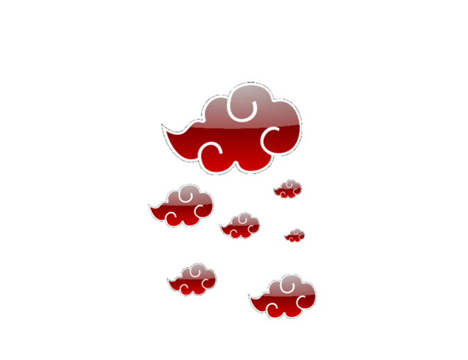 Akatsuki Logo Png Transparent (black, maroon)