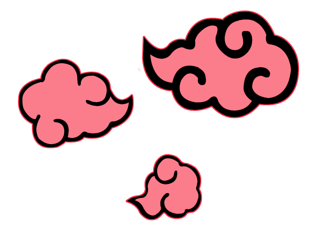 Akatsuki Png File 1 (black, red, silver, white)