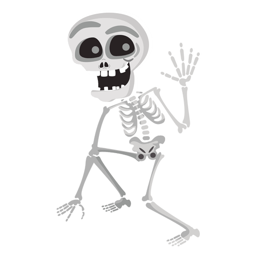 Skeleton Cartoon Png Isolated File (black, lavender, gray)