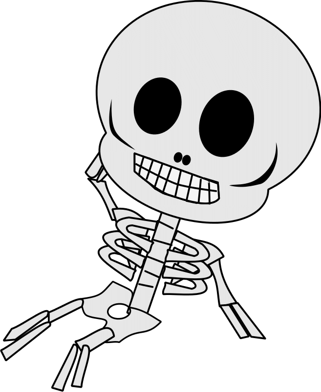 Skeleton Cartoon Png Photos (black, lavender)