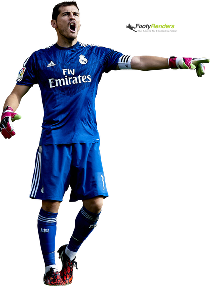 Iker Casillas Png Isolated File (black)