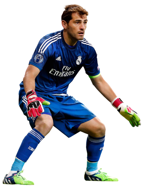 Iker Casillas Png Isolated Image (black)