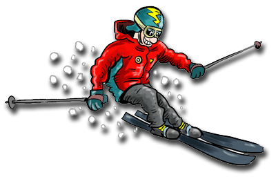 Skiing Png Picture (lavender, white)