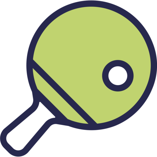 Skin Fat Racket Free Png Icon (indigo, black, silver, white, navy)