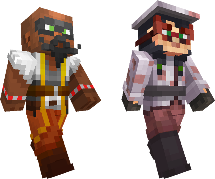 Skins For Minecraft Png (black, indigo, maroon, olive)