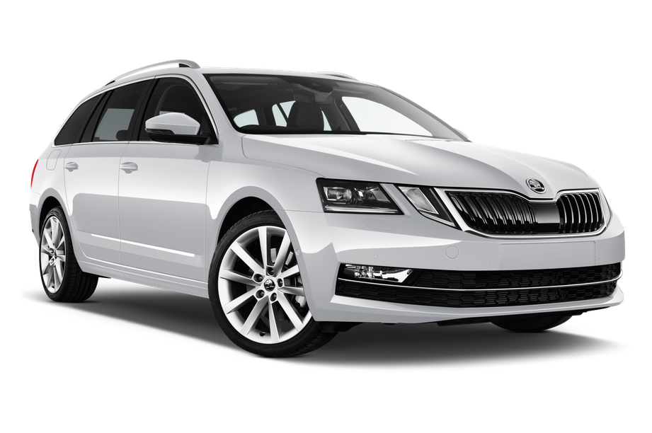 Skoda Octavia 2019 Png Isolated Image (black, silver)