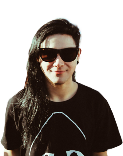 Skrillex Png Clipart (black, white)