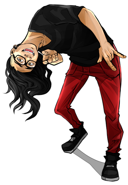 Skrillex Png File (black)