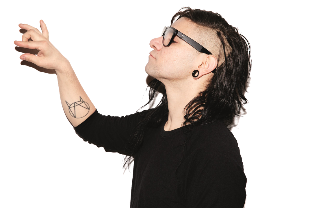 Skrillex Png Hd (black)