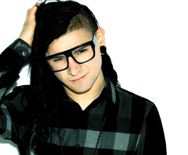 Skrillex Png Transparent Picture (black, white)