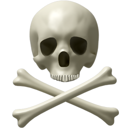 Skull And Bones Halloween Free Png Icon Download (beige, gray, black)