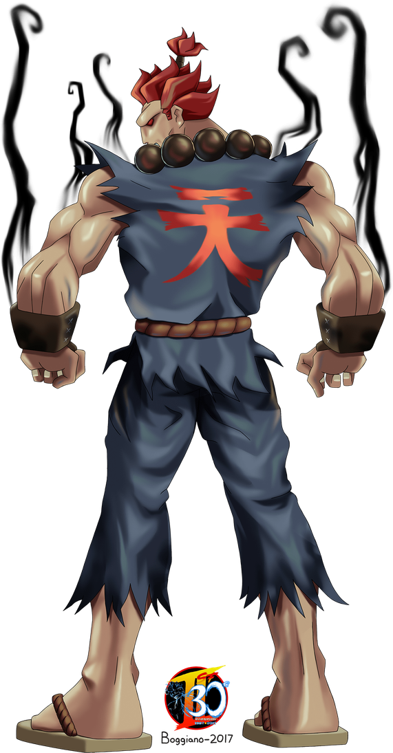 Akuma Png File (black, gray, indigo)