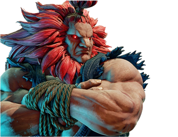 Akuma Png Image (greenish blue, black, gray)