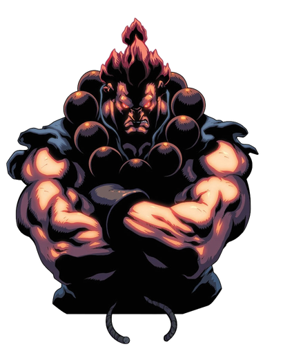 Akuma Transparent Png (black)