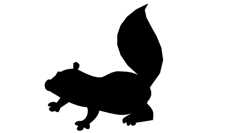 Skunk Png Isolated Transparent (black, white, gray)