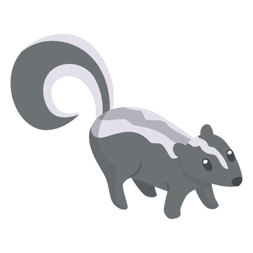 Skunks Png Isolated Hd (black, silver, lavender, gray)