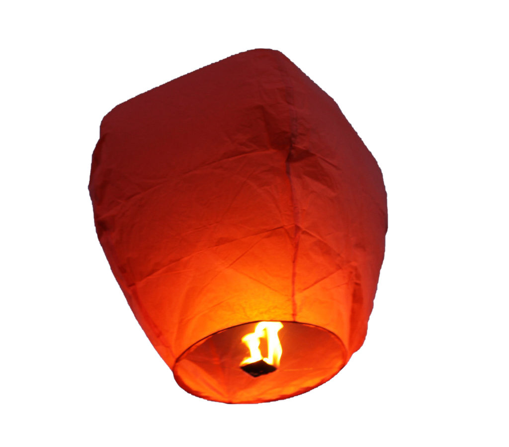 Sky Lantern Download Png Isolated Image (black, maroon)