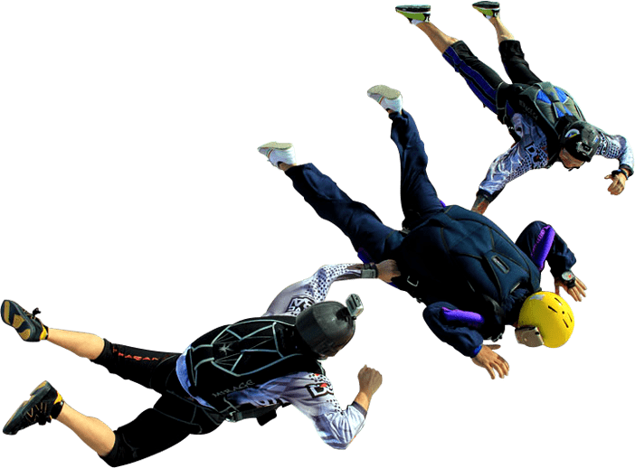 Skydiving Png Photo (black, gray)