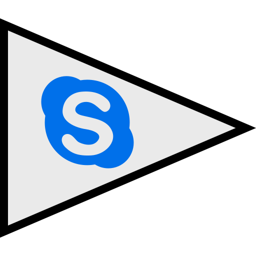 Skype Social Flags Logo Icon Free Transparent Png Icon Download (teal, silver, lavender, black)