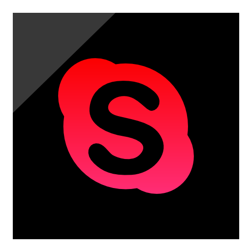 Skype Social Media Logo Icon Free Nobackground Png Icon Download (red, salmon, black, indigo)