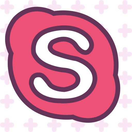 Skypesocialnetworkbrandlogo Free Transparent Png Icon Download Path (salmon, white, black, lavender, purple)