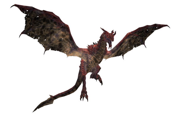 Skyrim Dragons Dragon Png (black)