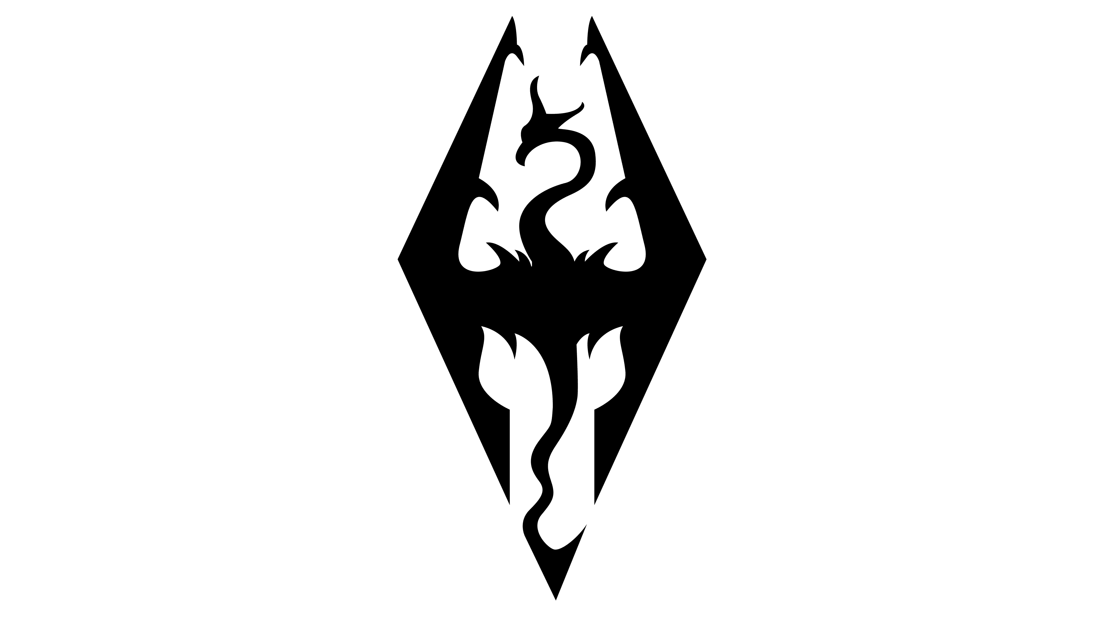 Skyrim Png Hd (black, gray)