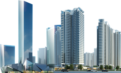 Skyscraper Building Png Photos (black, silver, teal, gray)