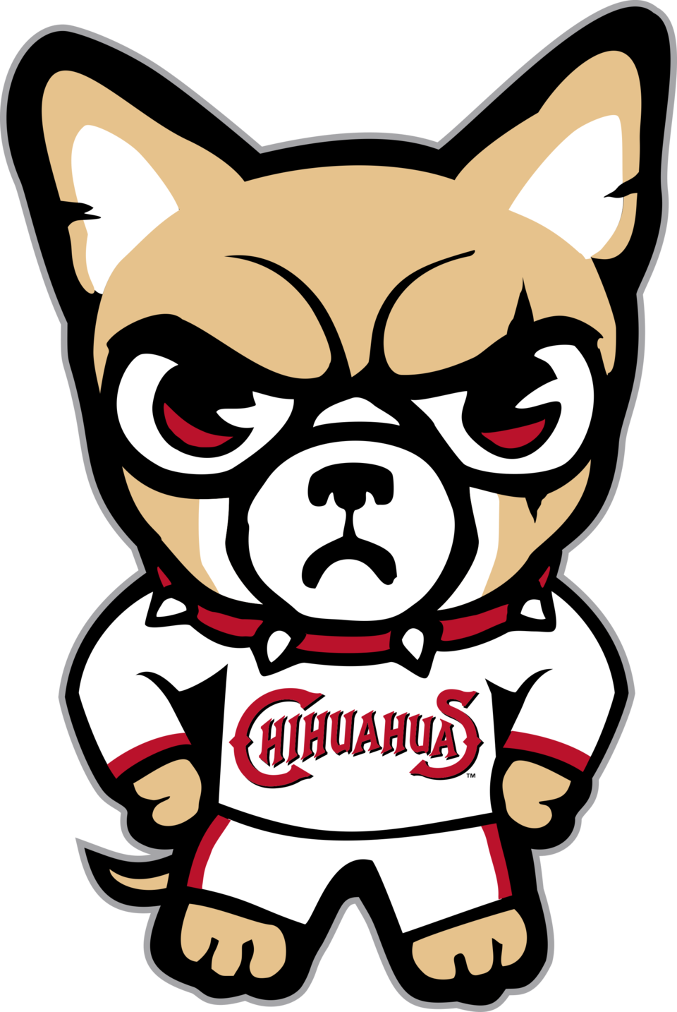 El Paso Chihuahuas Png (black, silver, white, pink)