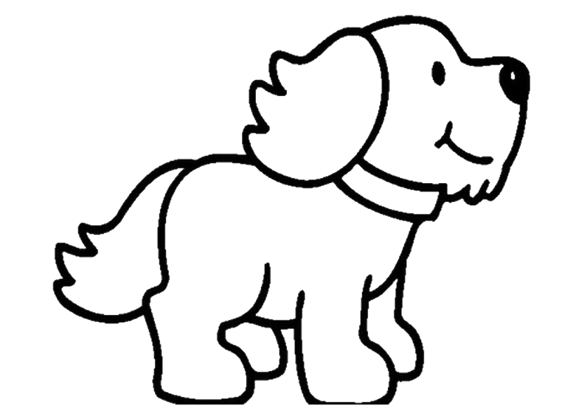 Black And White Puppy Png File (black, white)