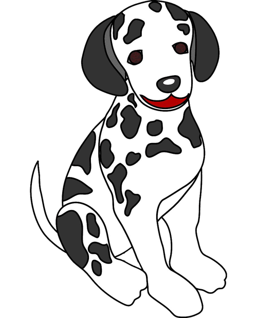 Black And White Puppy Png Transparent Image (black, white)