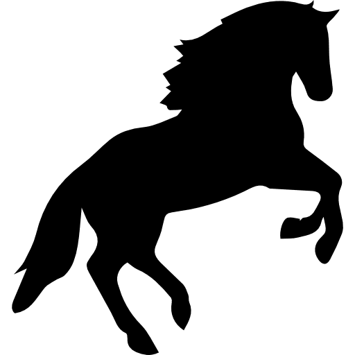 Black Arabian Horse Transparent Background (black, gray)