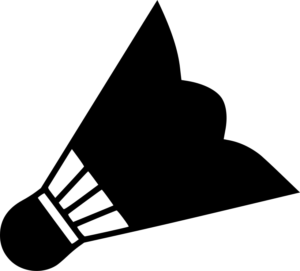 Black Badminton Shuttlecock Png (black, white)