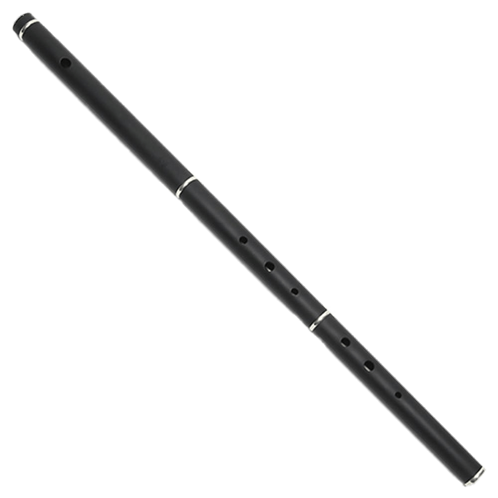 Black Bamboo Flute Png (black, gray)