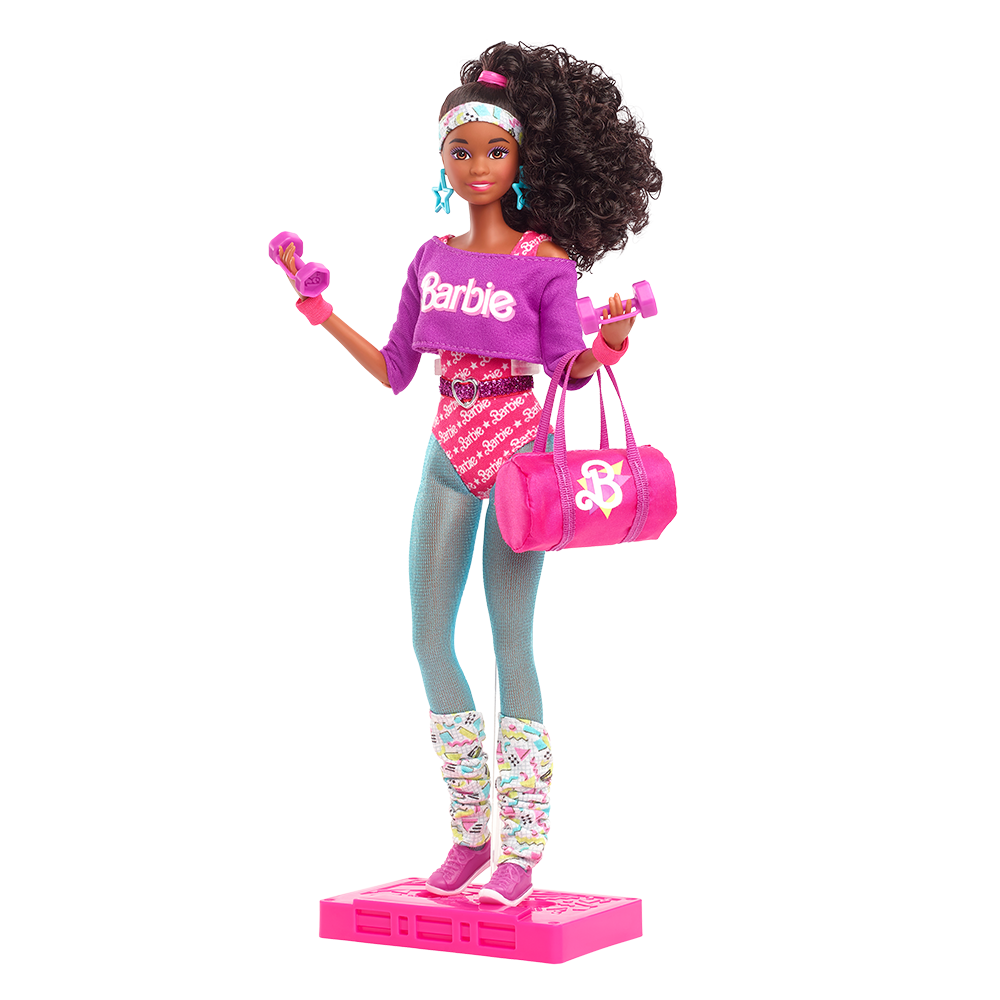 Black Barbie (white)