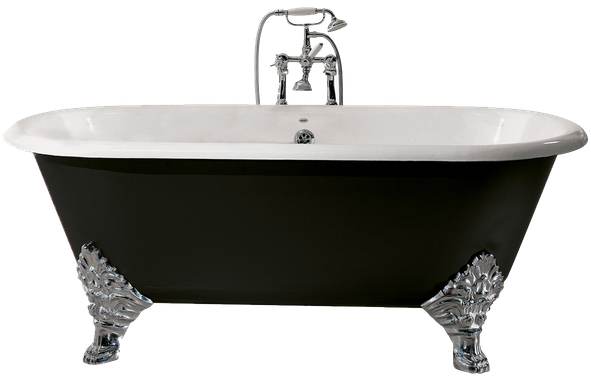 Black Bathtub Png (black)