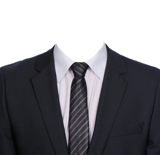 Black Blazer Tie Suit Png (black)