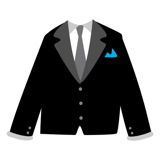 Black Blazer Vector Png (black, gray, white)